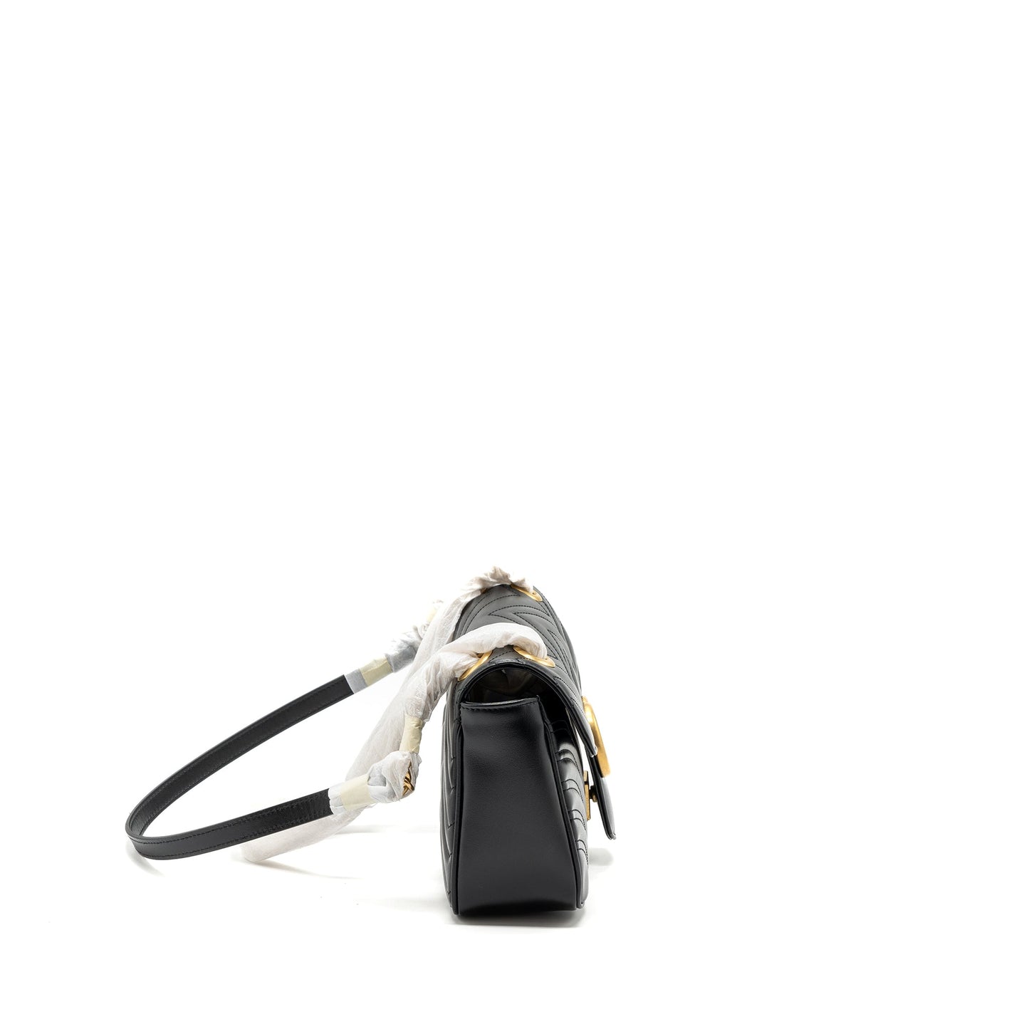 Gucci small marmont bag calfskin black