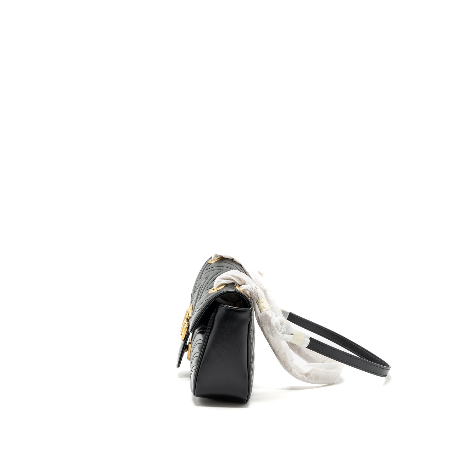 Gucci small marmont bag calfskin black
