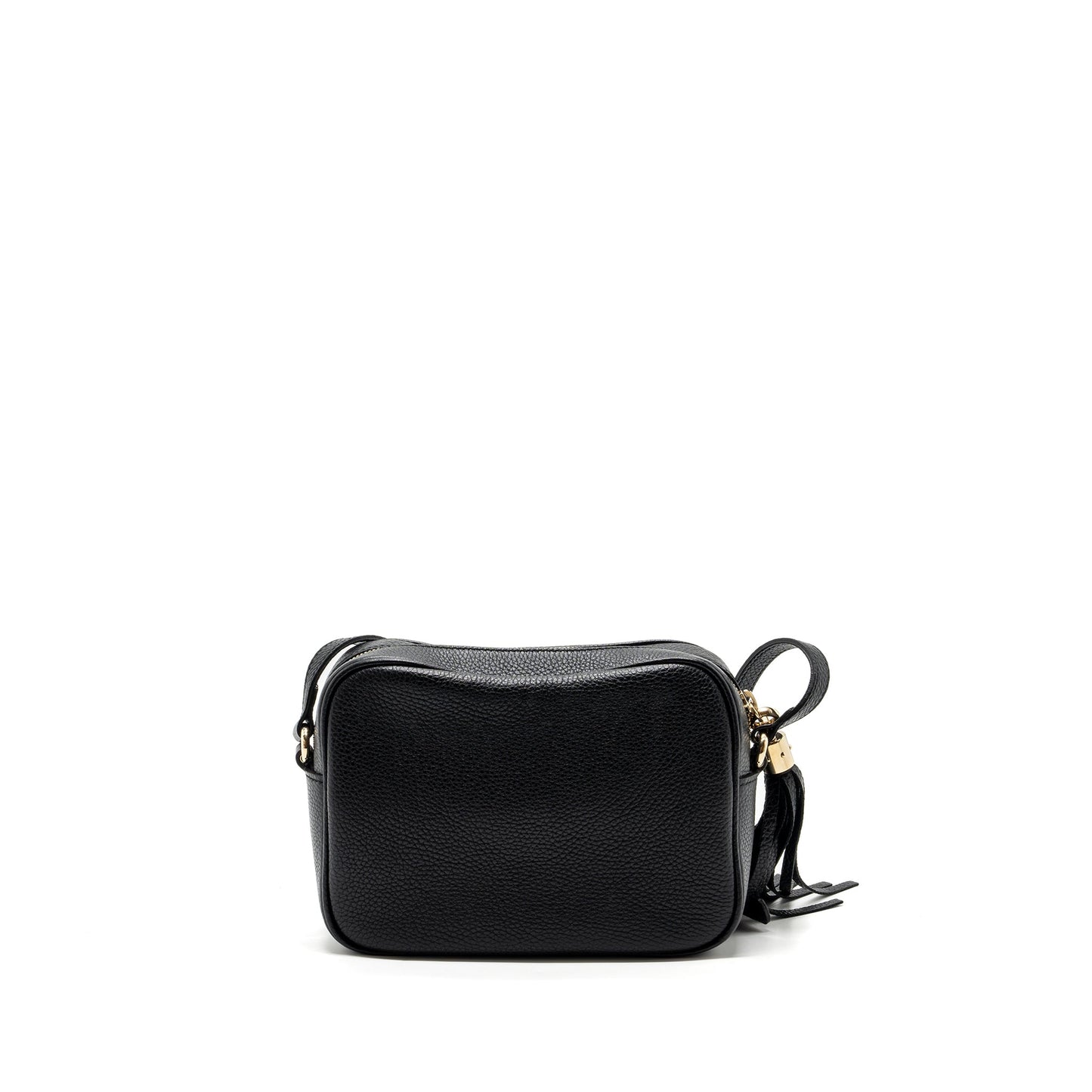 Gucci soho disco camera bag grained calfskin black