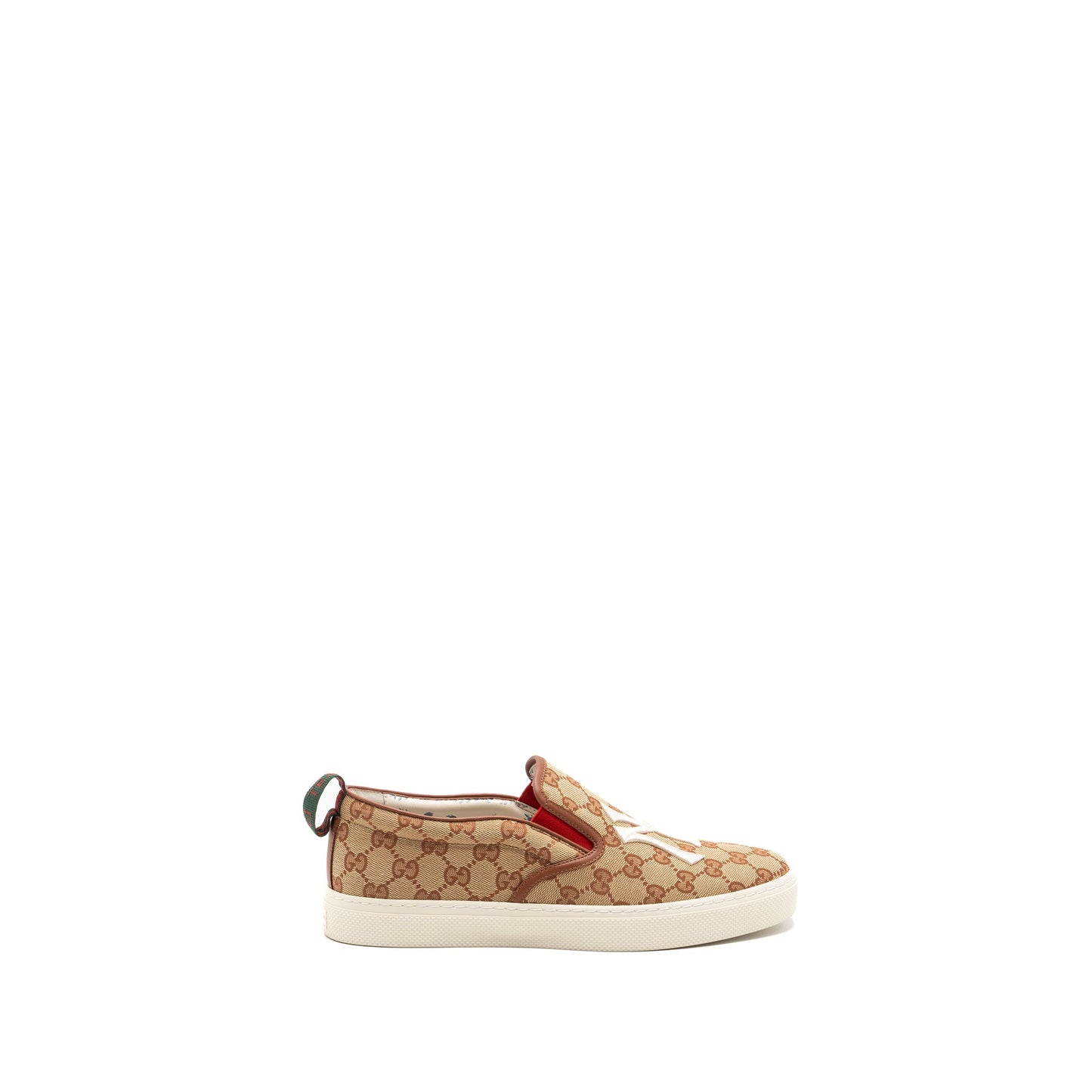 Gucci size 42 GG slip-on sneaker canvas multicolour
