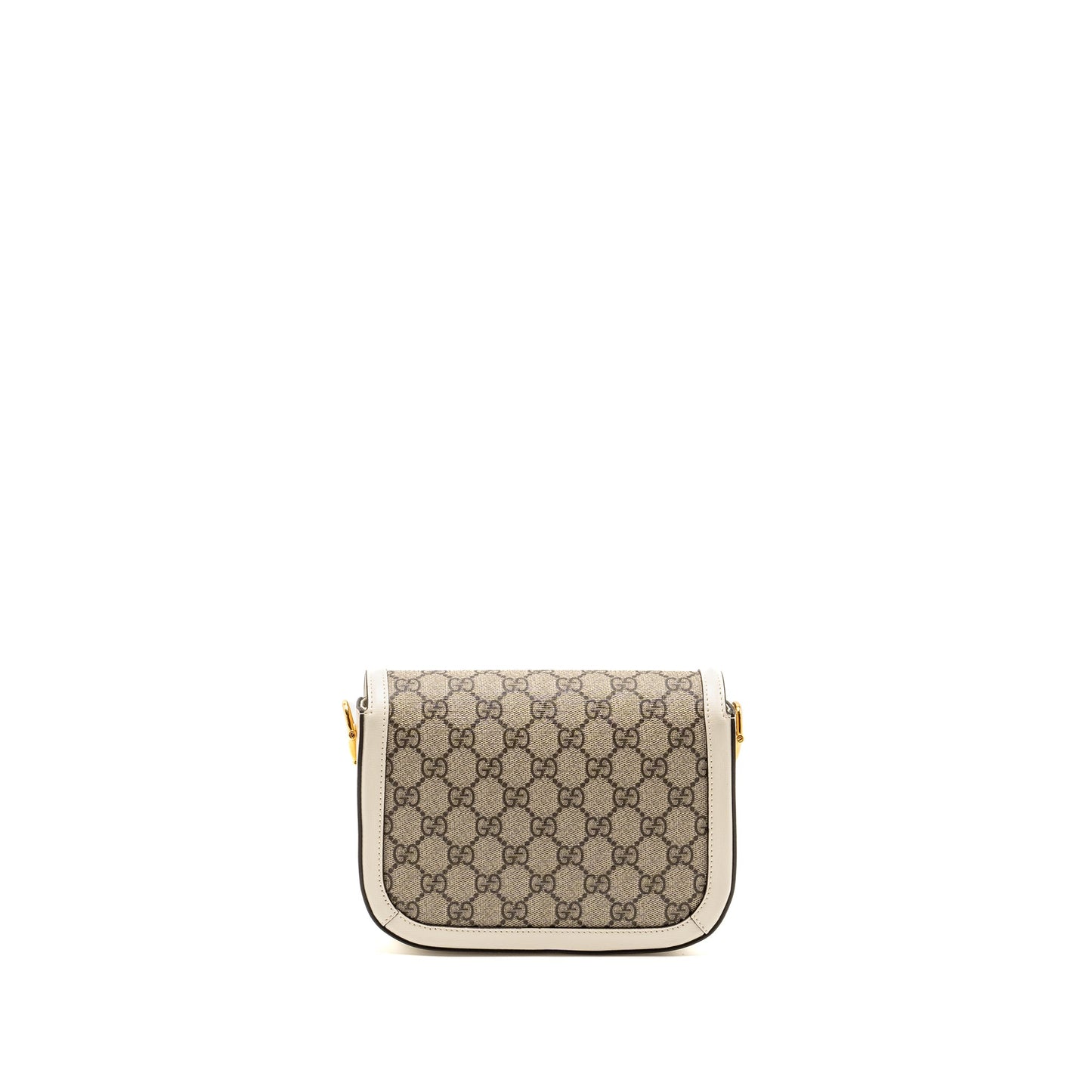Gucci Mini Horsebit 1955 Bag GG Supreme Canvas/Leather White/Multicolour