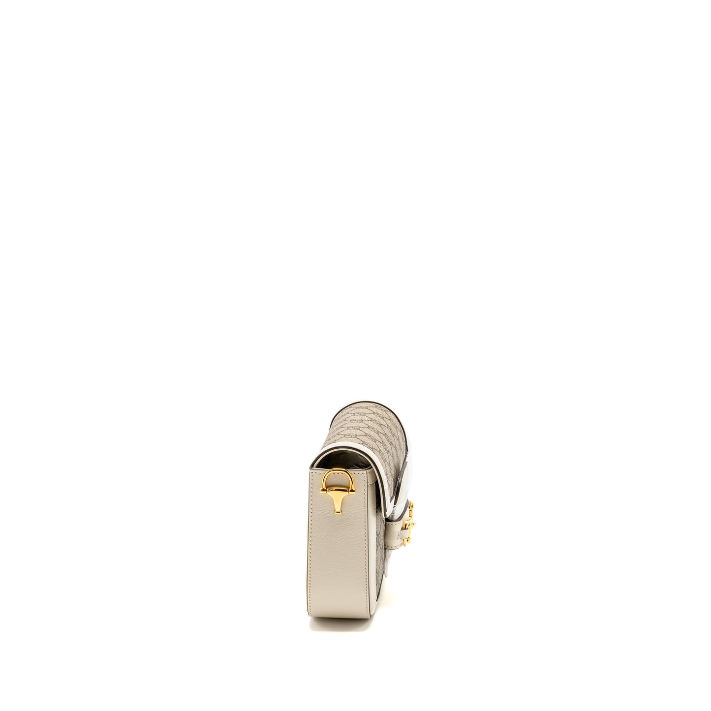 Gucci Mini Horsebit 1955 Bag GG Supreme Canvas/Leather White/Multicolour