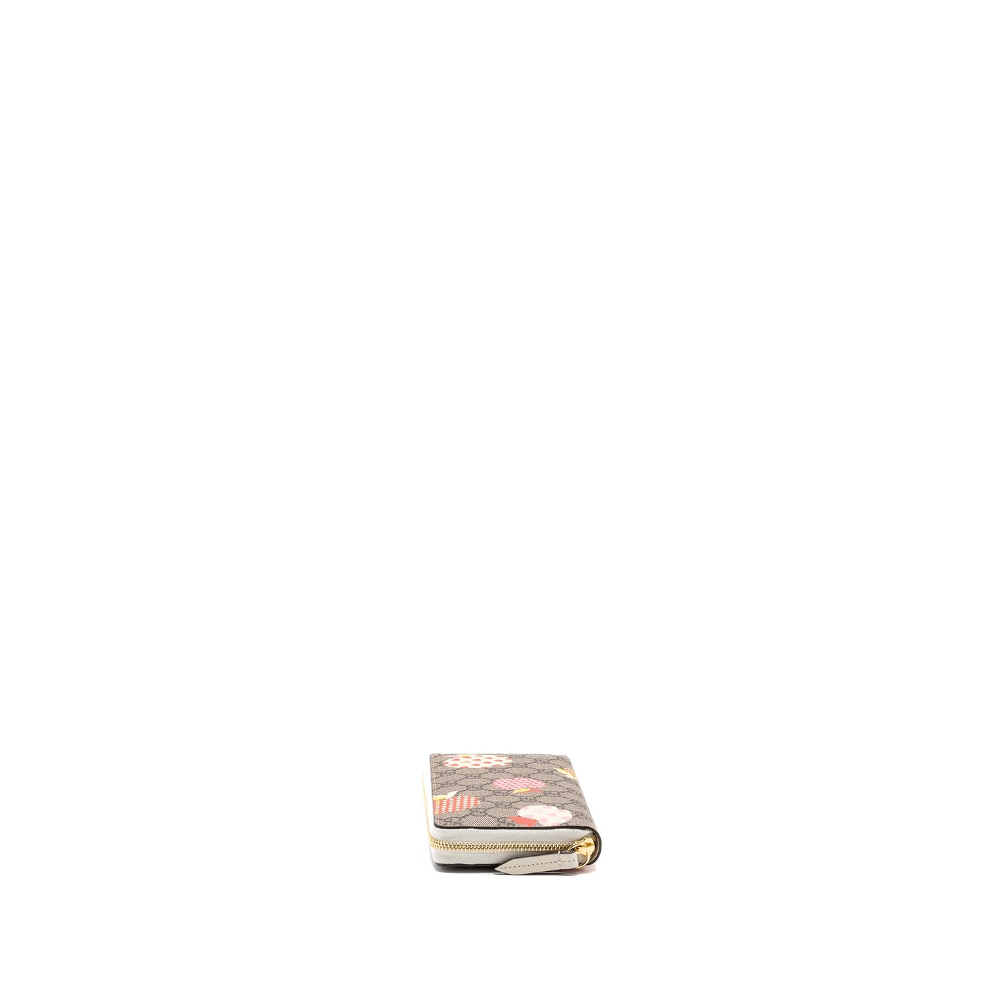 Gucci zipper wallet GG supreme canvas with print multicolor L
