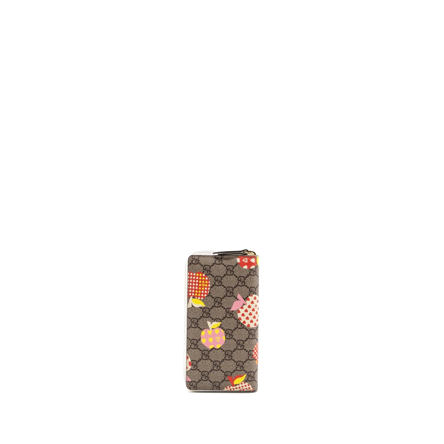 Gucci zipper wallet GG supreme canvas with print multicolor L