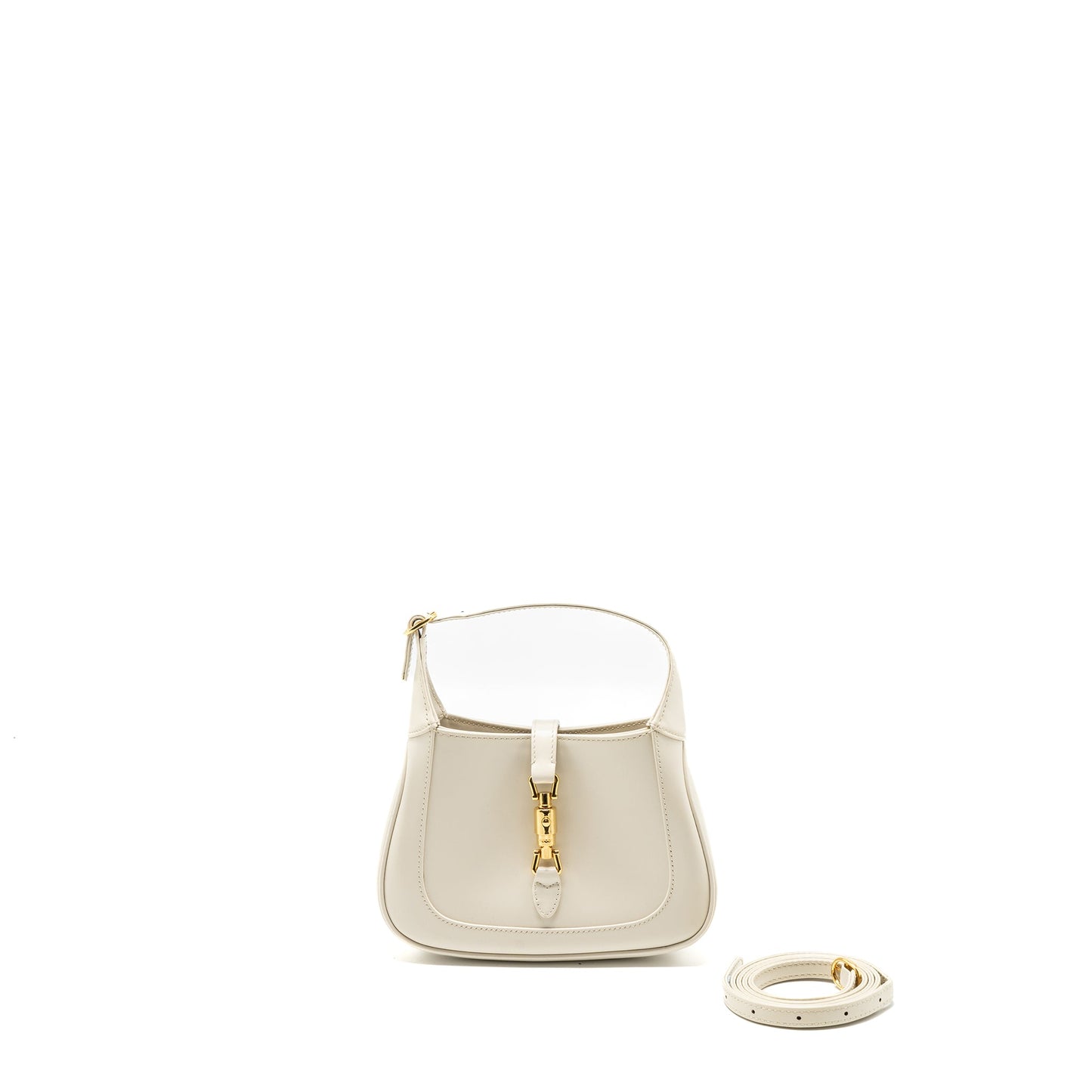 Gucci Jackie 1961 Mini Shoulder Bag Calfskin White