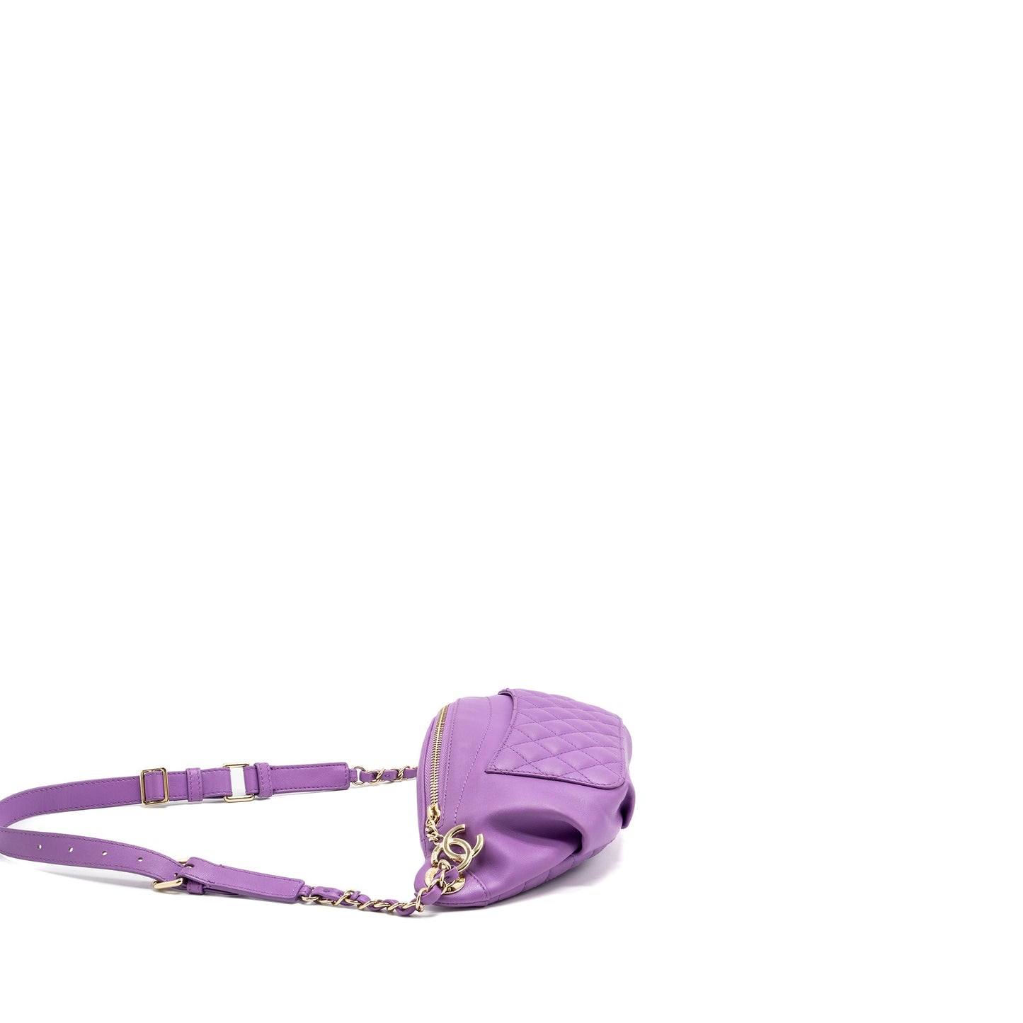 Chanel Belt bag Lambskin Purple L