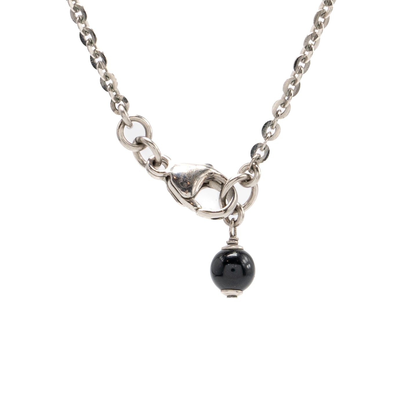 CHANEL CC LOGO NECKLACE CRYSTAL