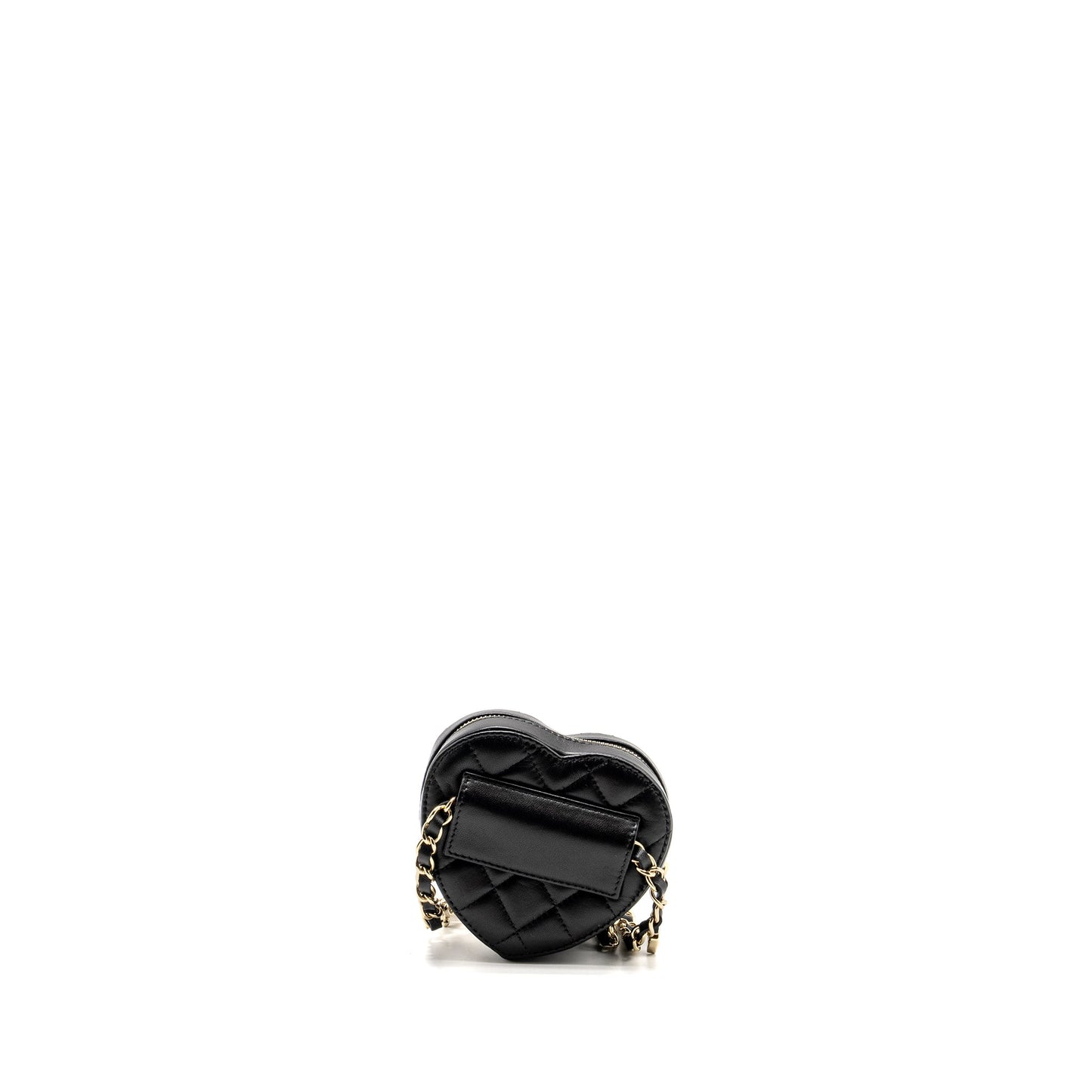 Chanel 22S Heart Belt Bag Lambskin Black L