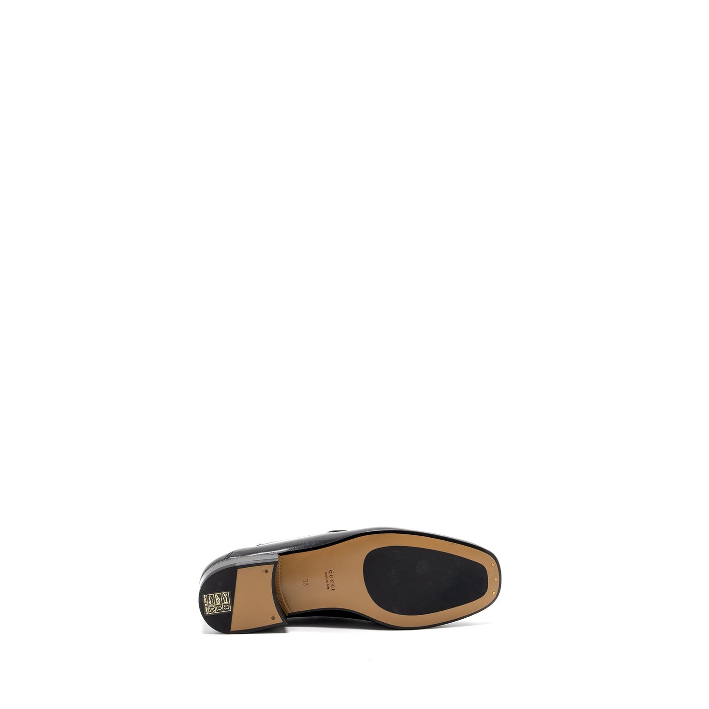 Gucci Size 38 Horsebit Loafer Leather Black