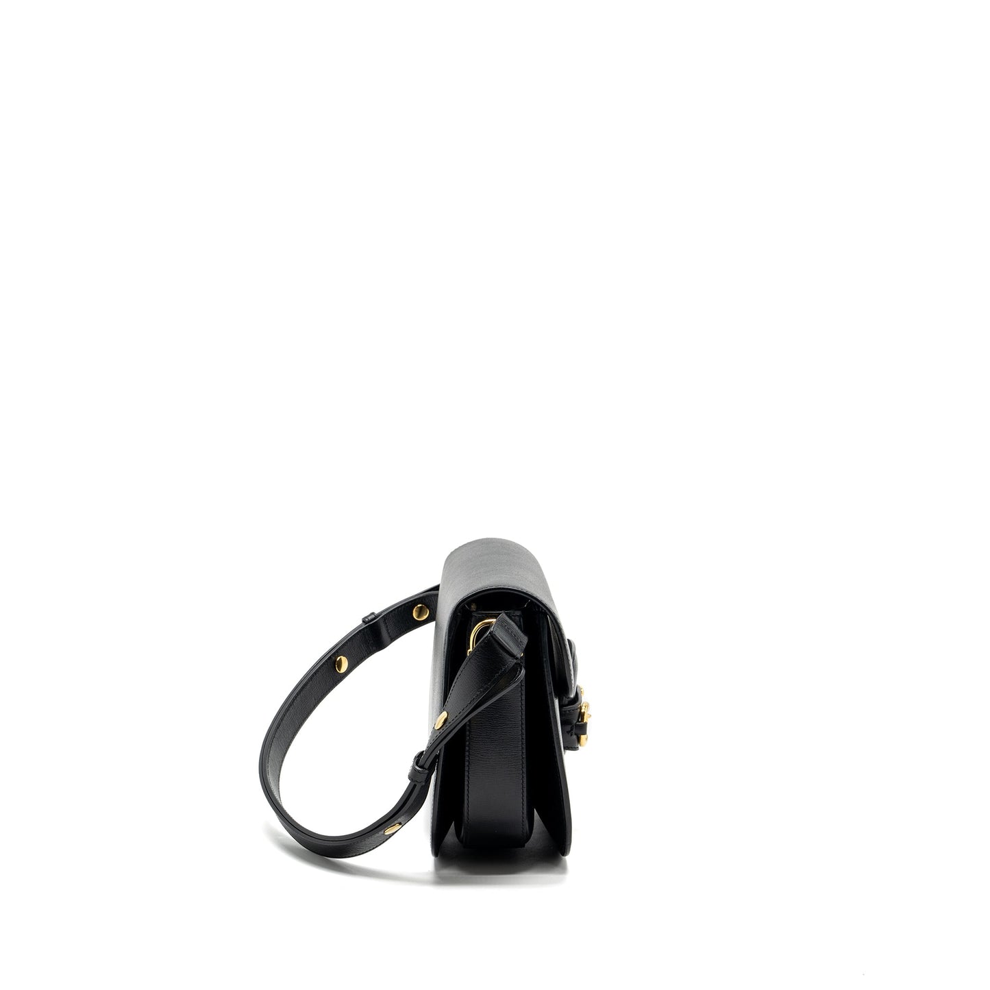 Gucci Horsebit 1955 Shoulder Bag Leather Black