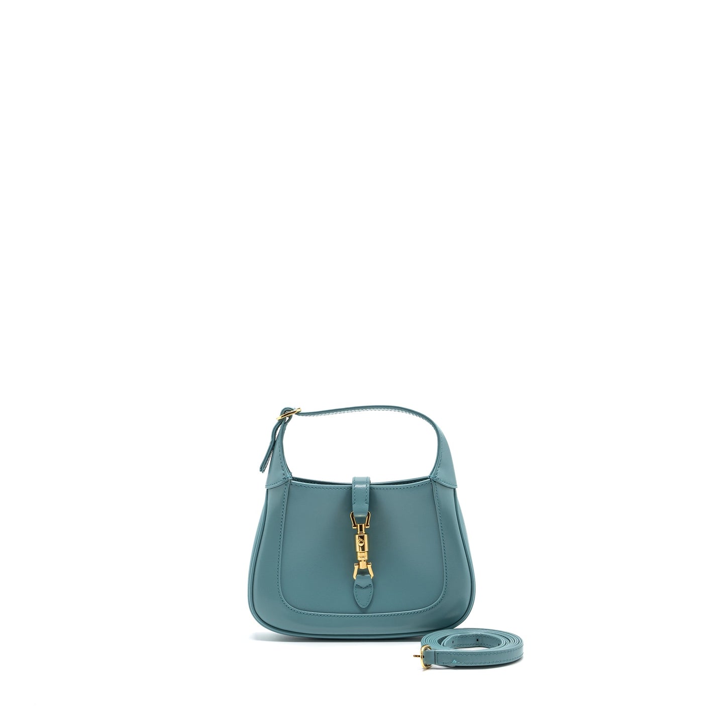 Gucci Jackie 1961 Mini Shoulder Bag Leather Blue