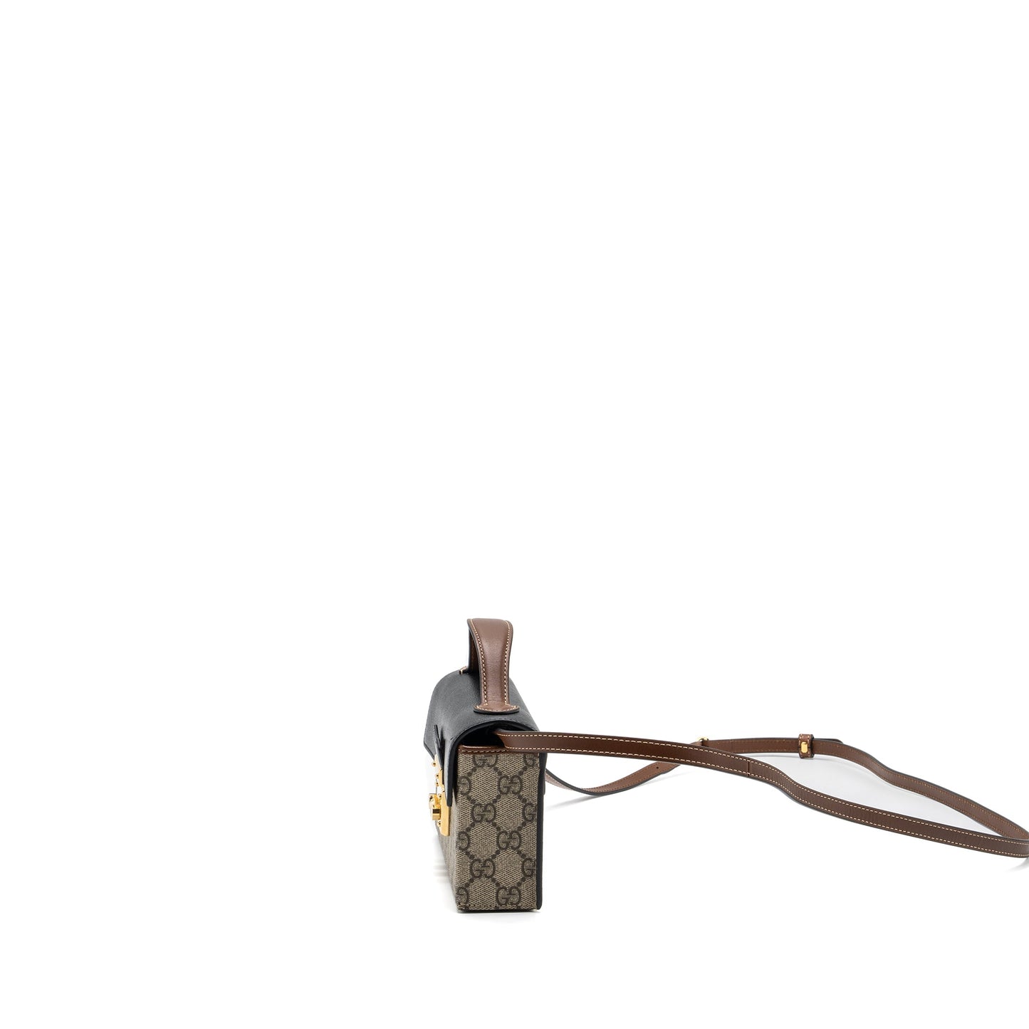Gucci Padlock Mini Top Handle Bag GG Supreme Canvas/ Leather Multicolour