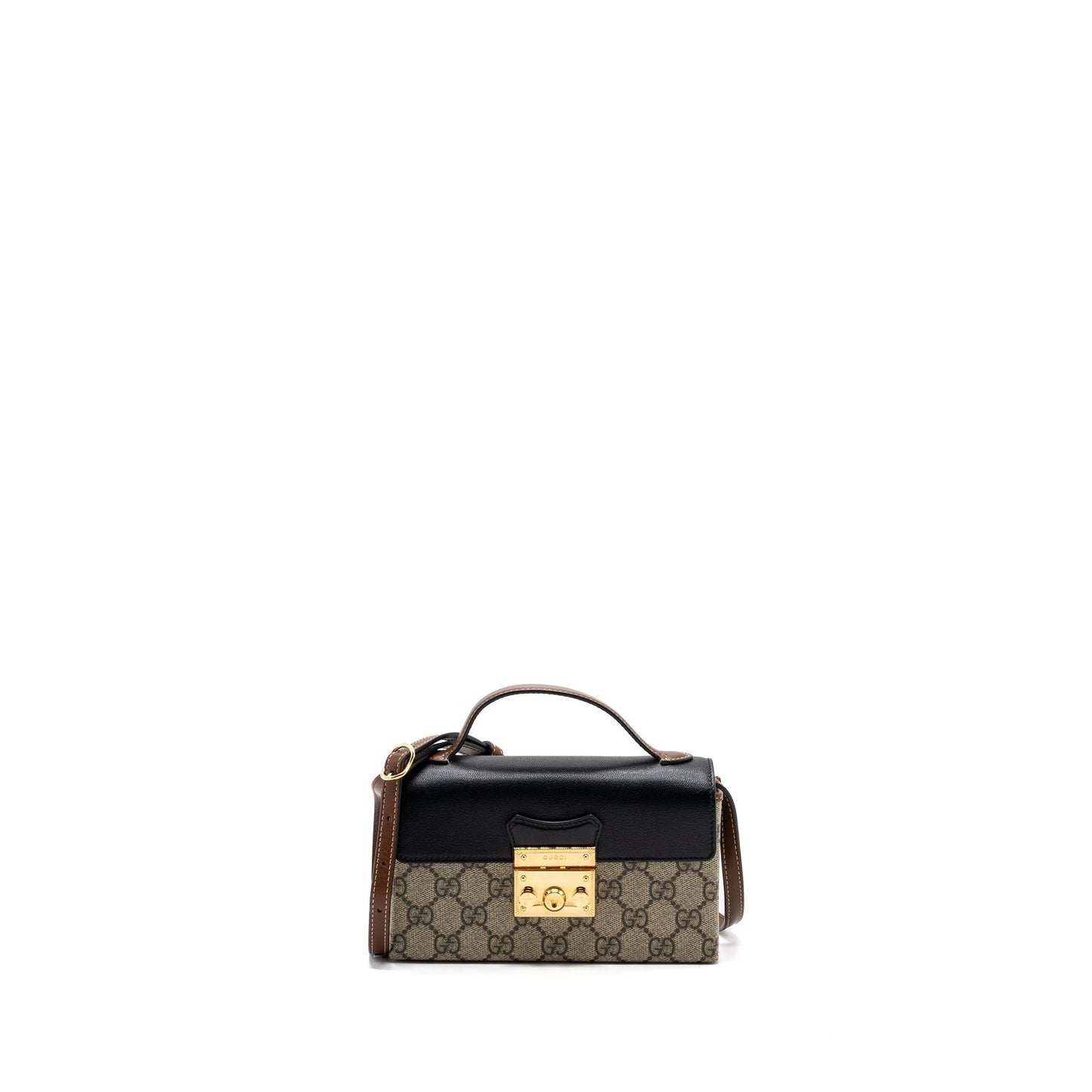 Gucci Padlock Mini Top Handle Bag GG Supreme Canvas/ Leather Multicolour