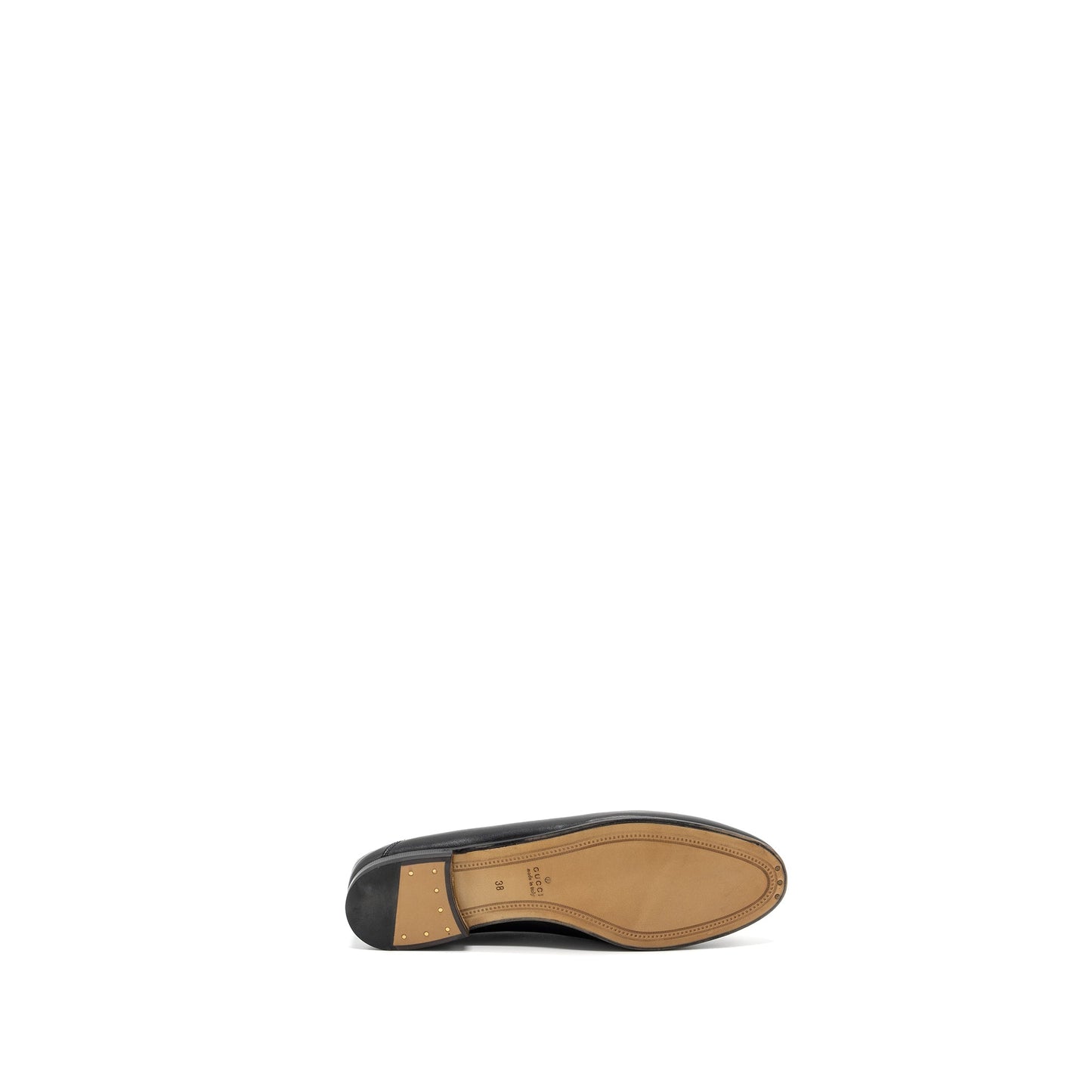 Gucci size 38 jordaan loafer black