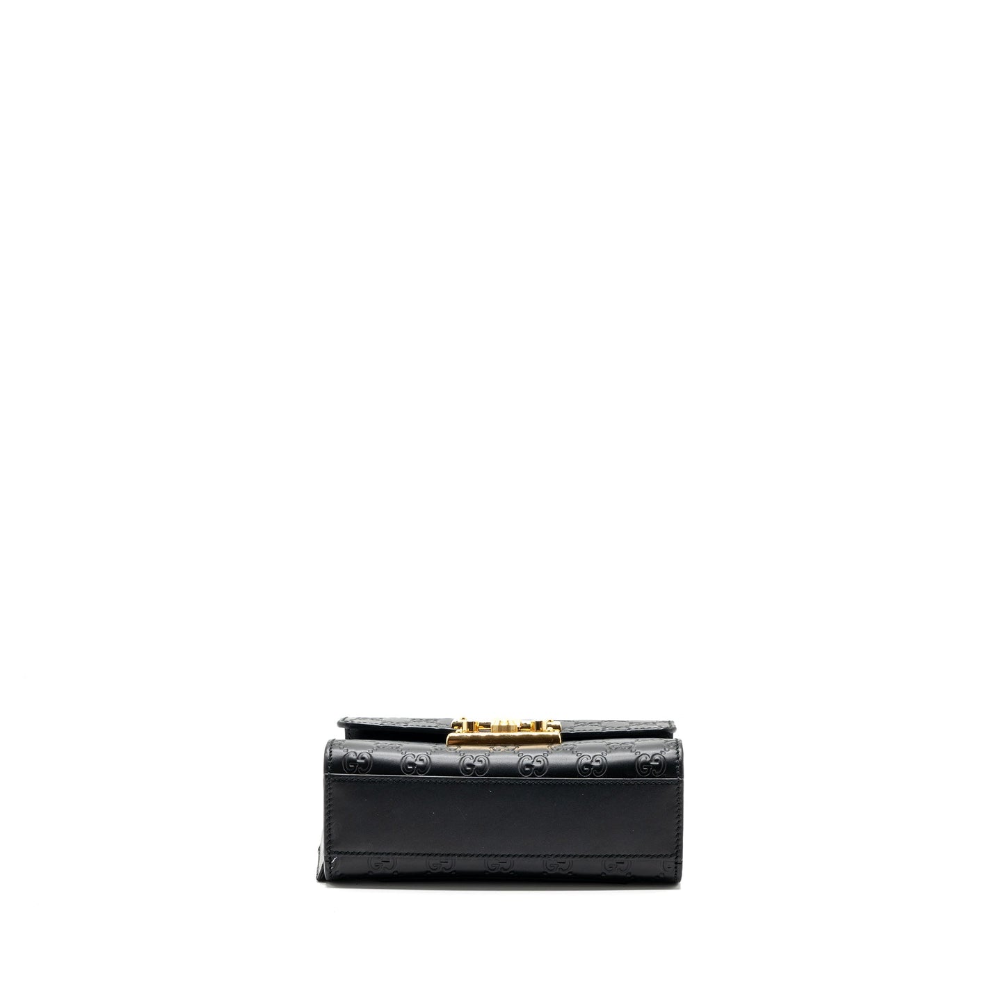 Gucci Small Padlock Chain Bag Calfskin Black
