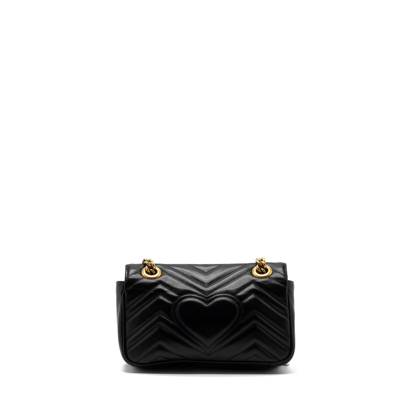 Gucci Mini GG Marmont Bag Calfskin Black Brushed