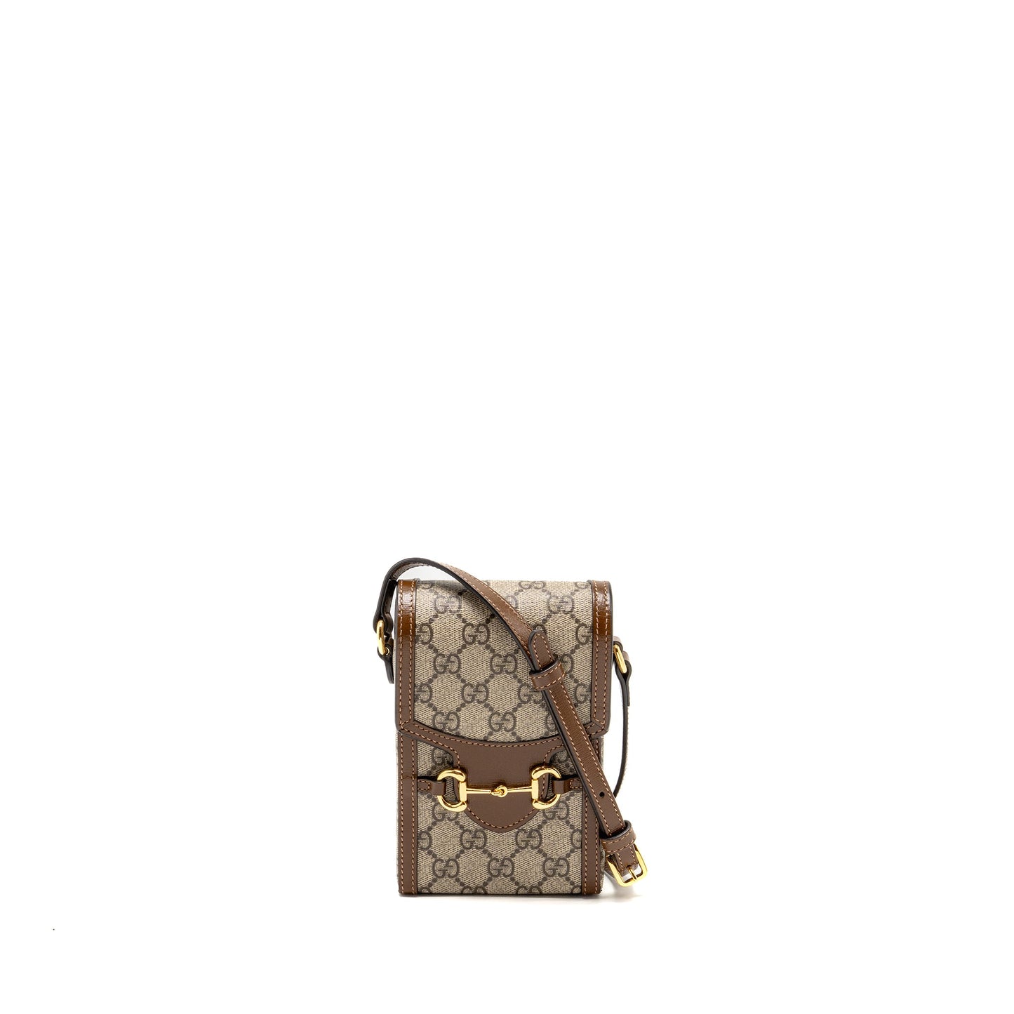 Gucci Horsebit 1955 Mini Bag GG Supreme Canvas Brown/Multicoloured