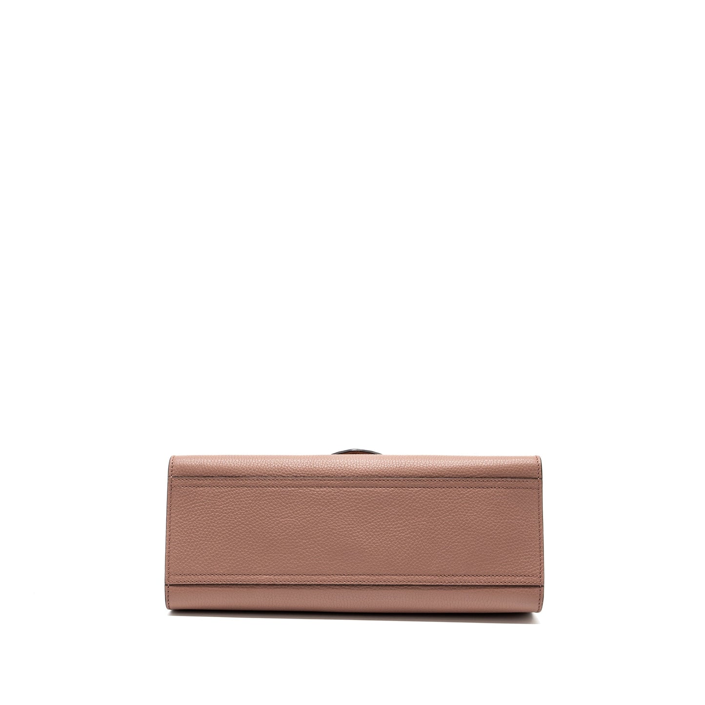 Gucci Top Handle Flap Bag Calfskin Dark Pink