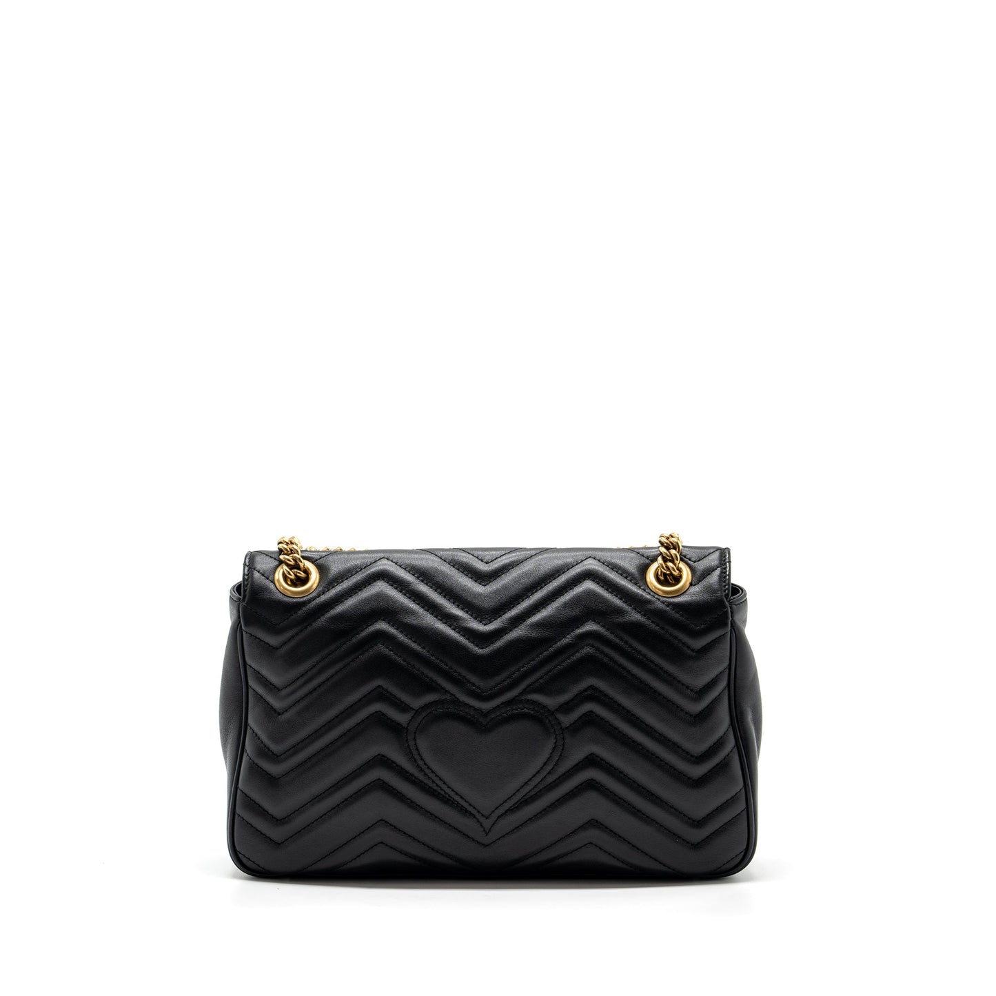 Gucci medium gg Marmont bag calfskin black