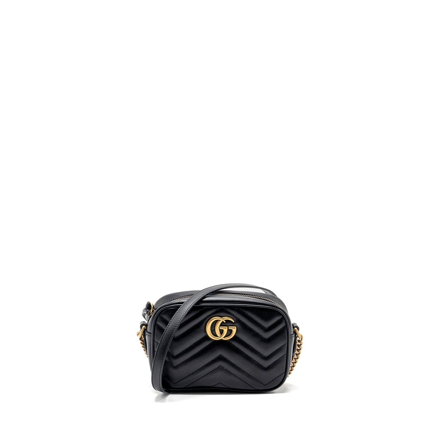 Gucci GG Marmont Matelasse Mini Bag Calfskin Black