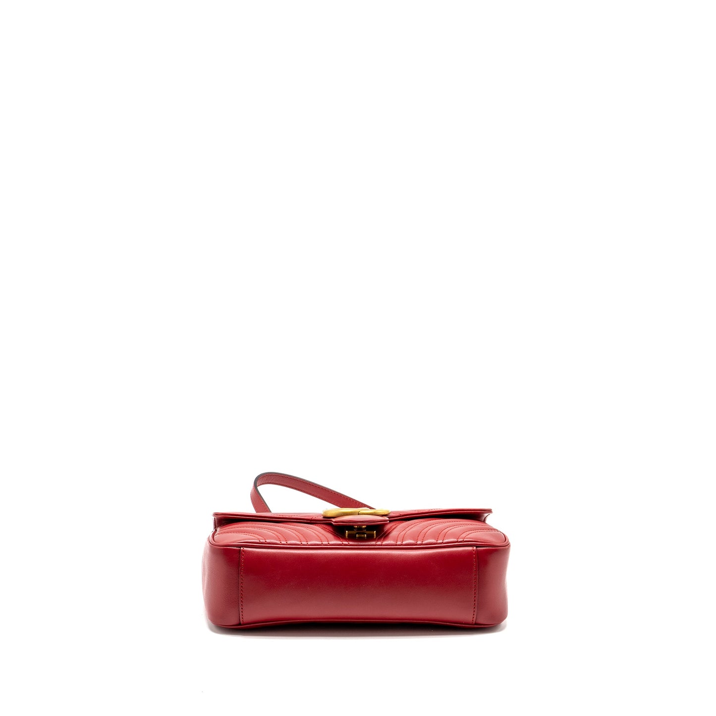 Gucci Small GG Marmont Bag Calfskin Red Brushed