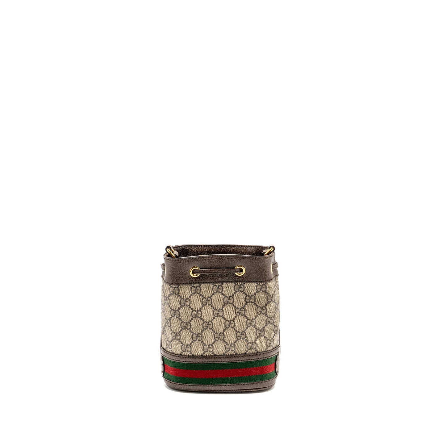 Gucci Ophidia mini Bucket Bag GG Supreme Canvas Beige / Ebony