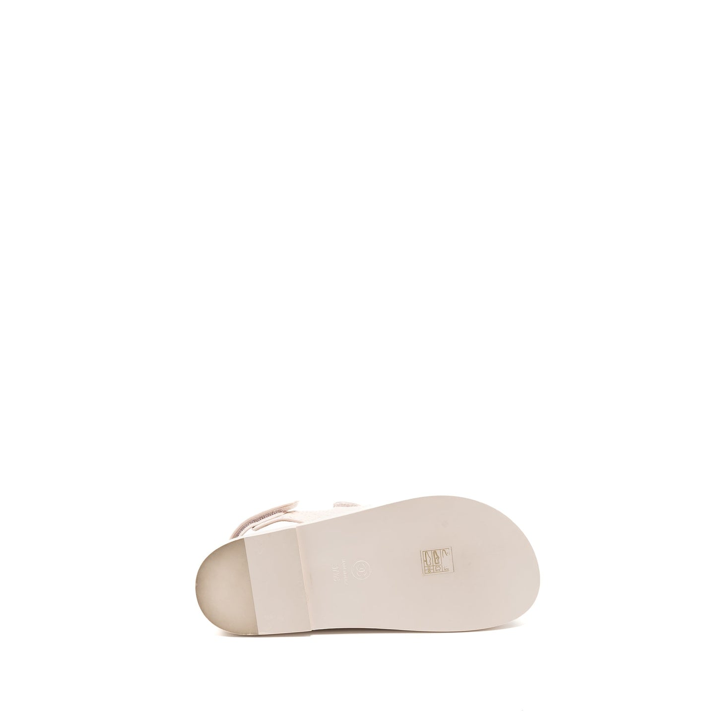 Chanel Size 37.5 Dad Sandals Medallion Light Pink