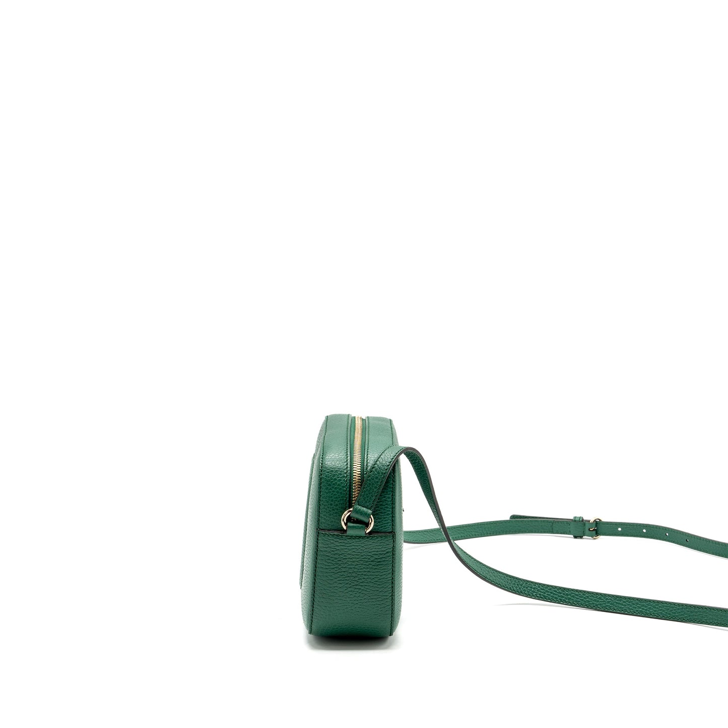 Gucci disco soho camera bag calfskin green L