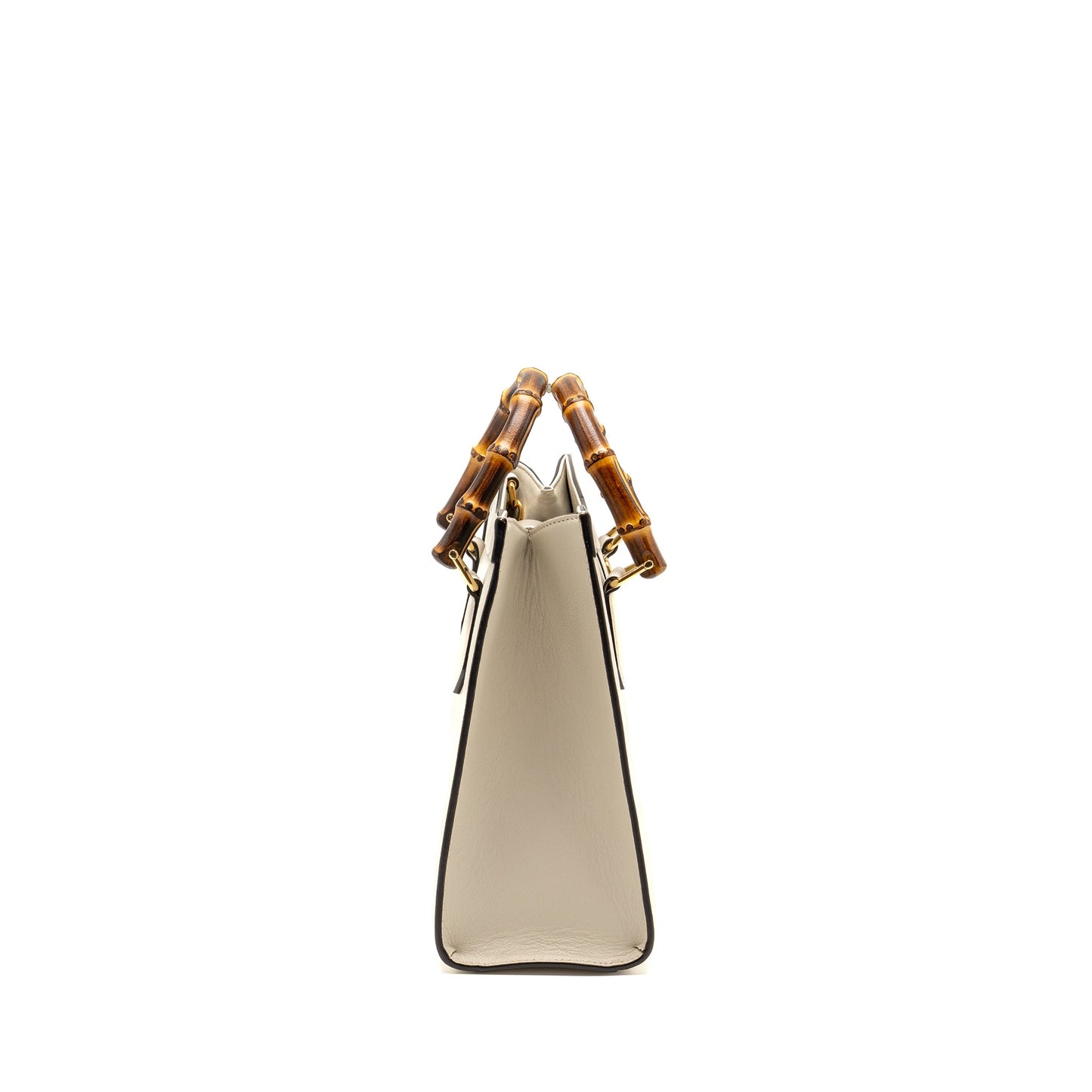 Gucci Small Diana Tote Bag Calfskin White