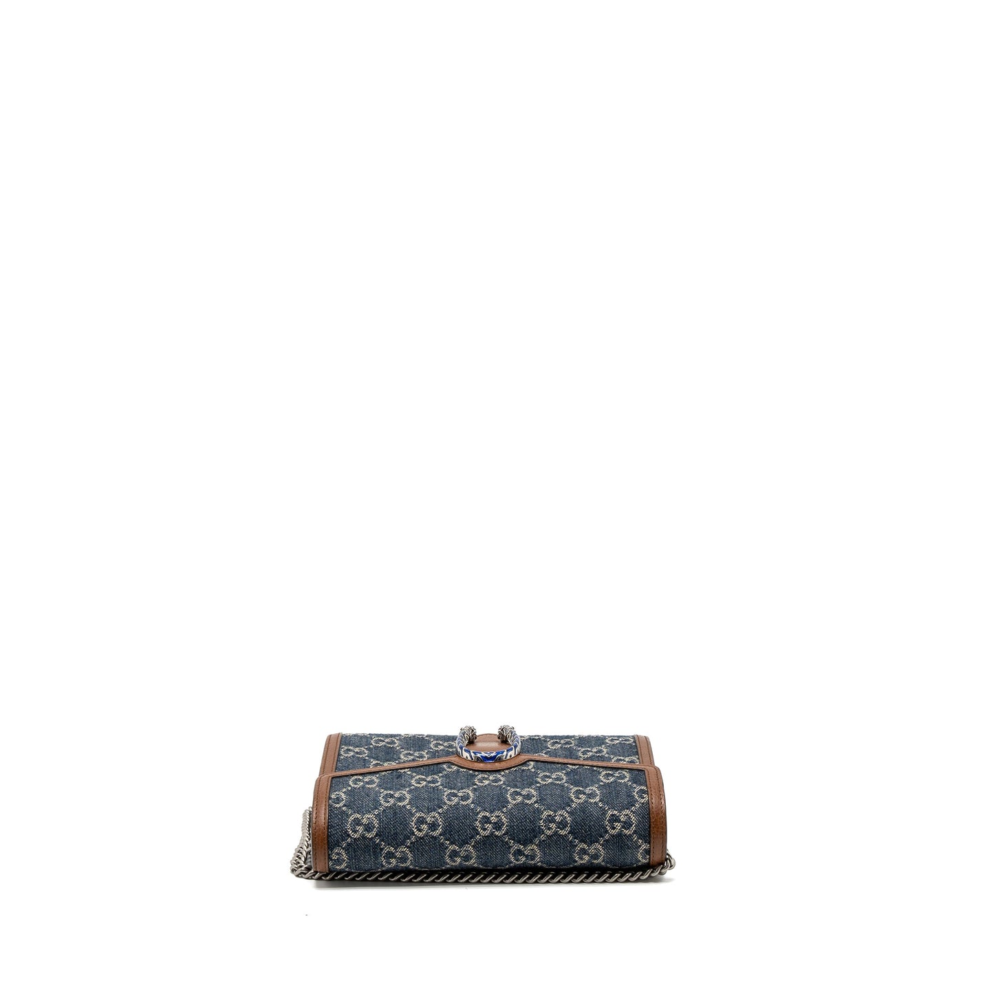 Gucci Dionysus Chain Wallet GG Supreme Denim/Leather Multicolour Hardware