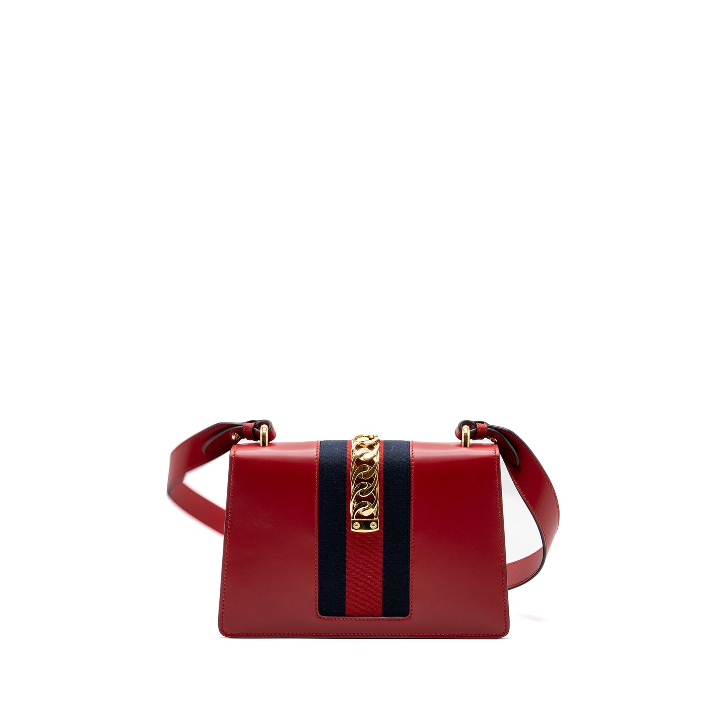 Gucci Sylvie shoulder bag calfskin red