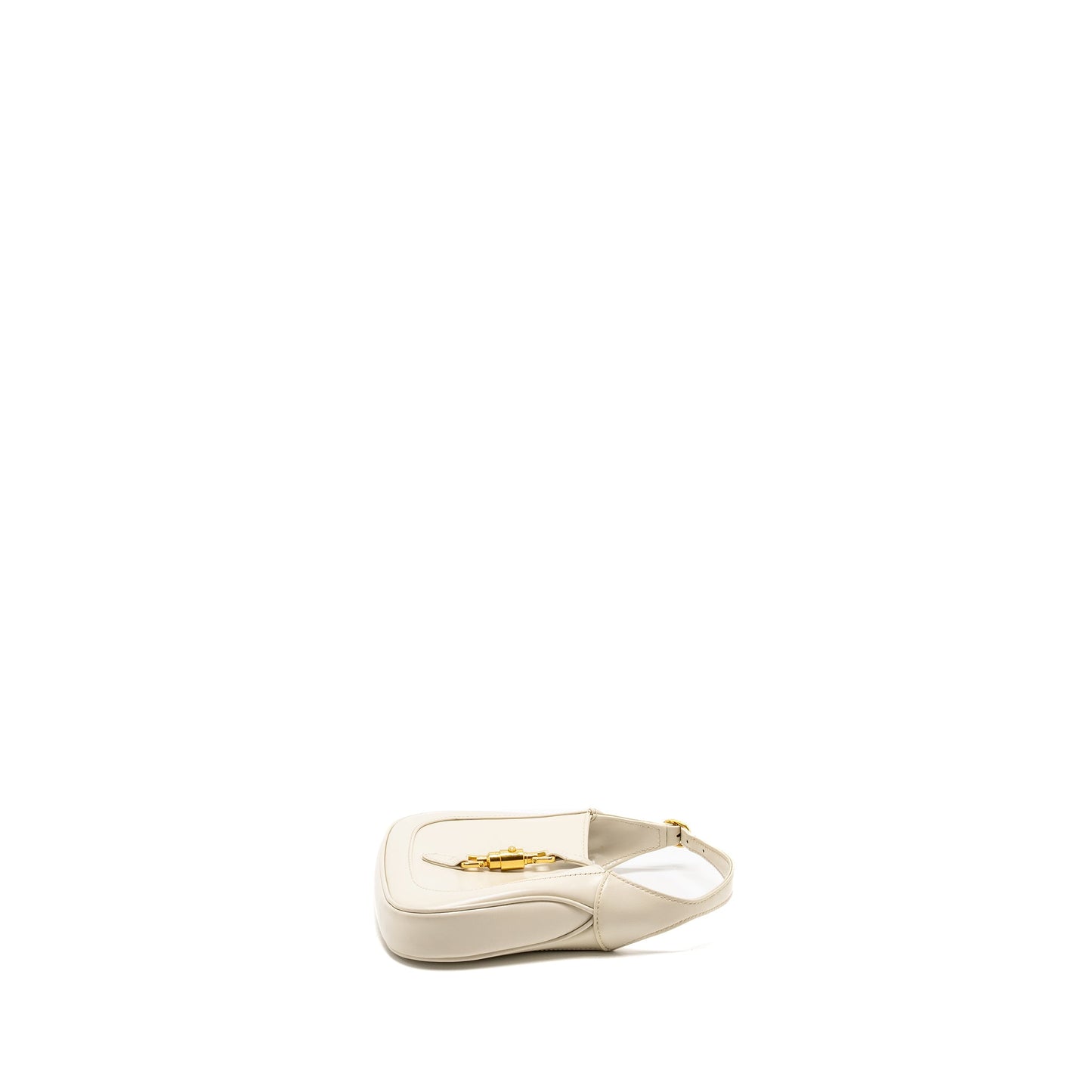 Gucci Jackie 1961 Mini Shoulder Bag Calfskin WHITE