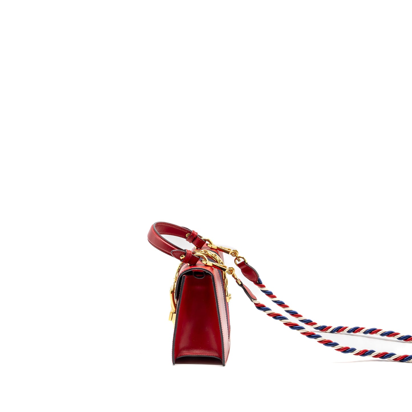Gucci Top Handle Mini Sylvie calfskin red