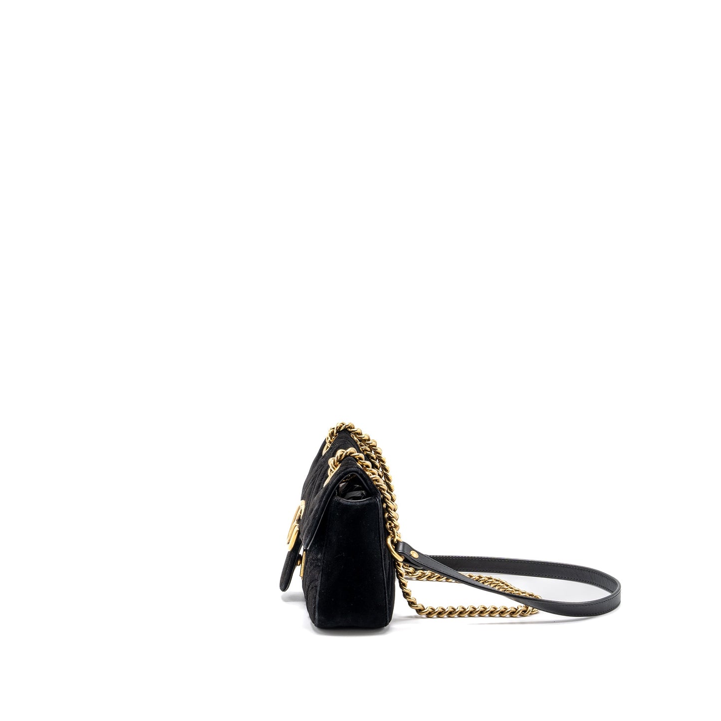 Gucci Mini Marmont Velvet Black