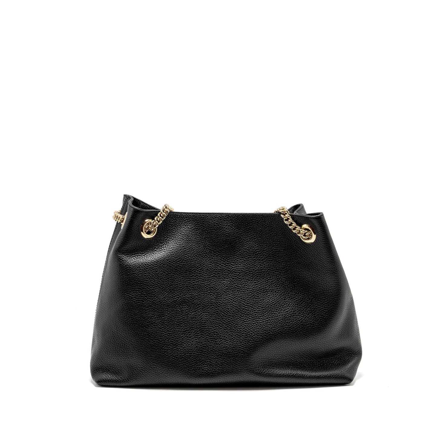 Gucci Interlocking G Soho Tote Bag Calfskin Black