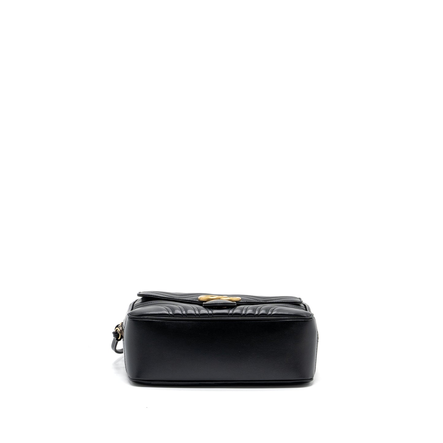 Gucci GG Marmont Matelasse Shoulder Bag Calfskin Black