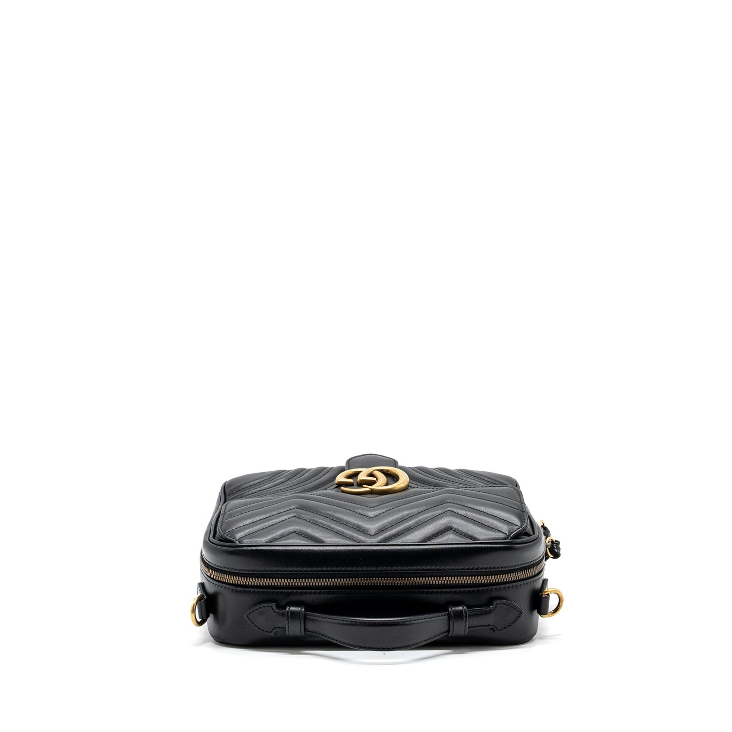 Gucci GG Marmont Matelasse Shoulder Bag Calfskin Black