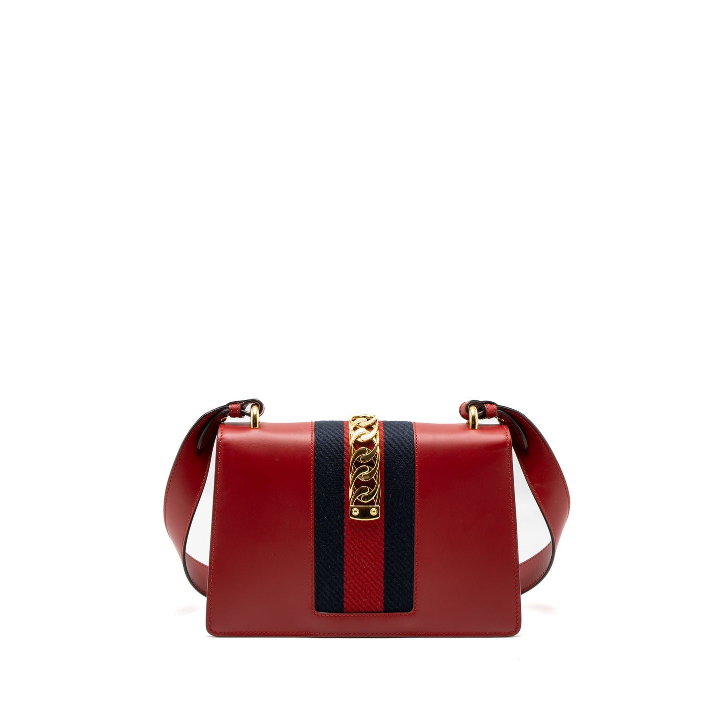 Gucci Small Sylvie Bag Calfskin Red