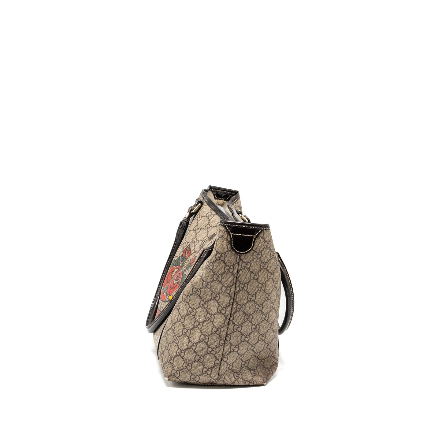 Gucci top handle tote bag gg supreme canvas