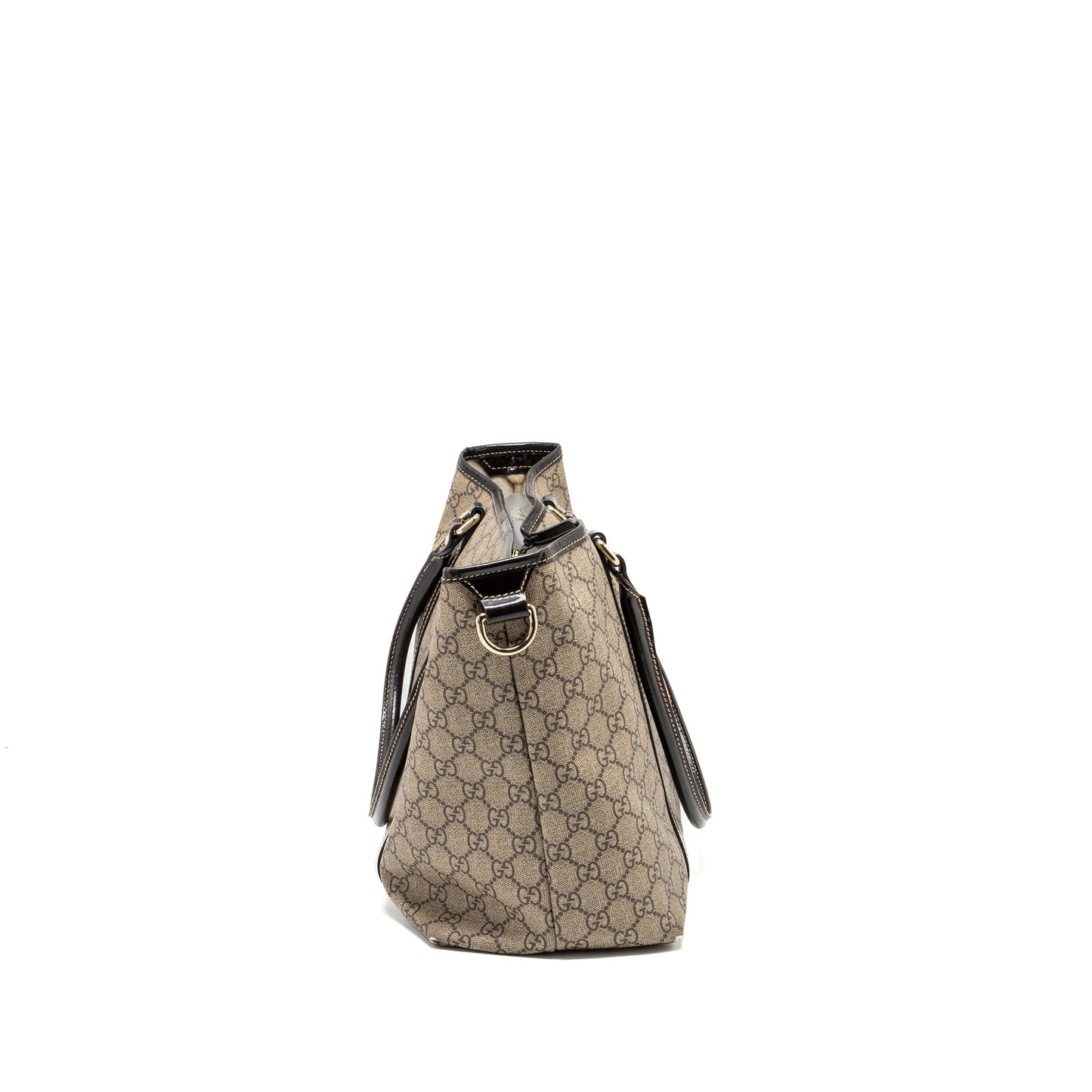 Gucci top handle tote bag gg supreme canvas