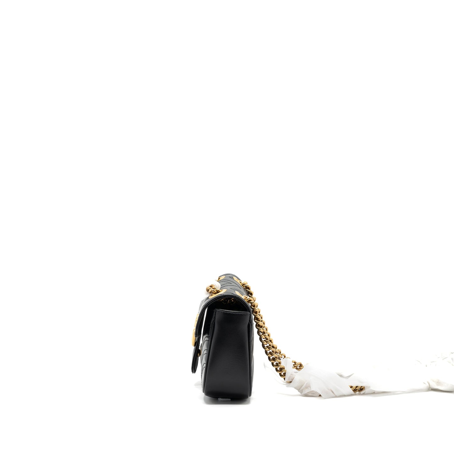 Gucci mini marmont calfskin black