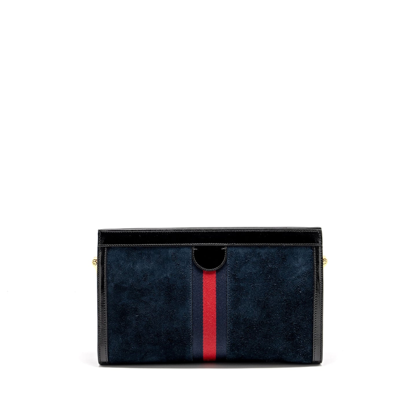 Gucci Ophidia Chain Bag Dragon Embroidered Suede Blue/Black/Multicolour