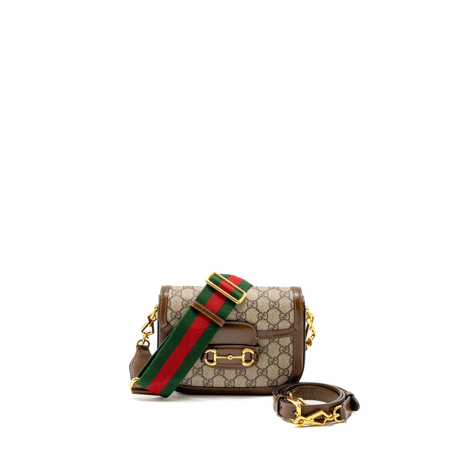 Gucci Horsebit 1955 Mini Bag GG Supreme Canvas