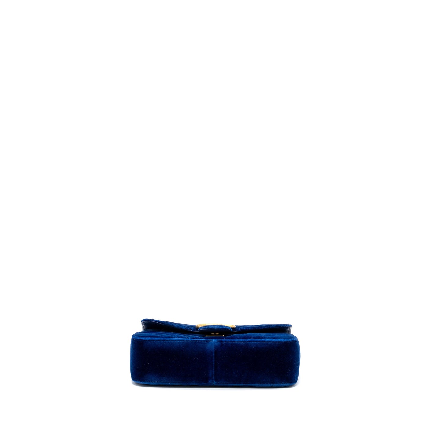 Gucci small GG Marmont bag Velvet blue