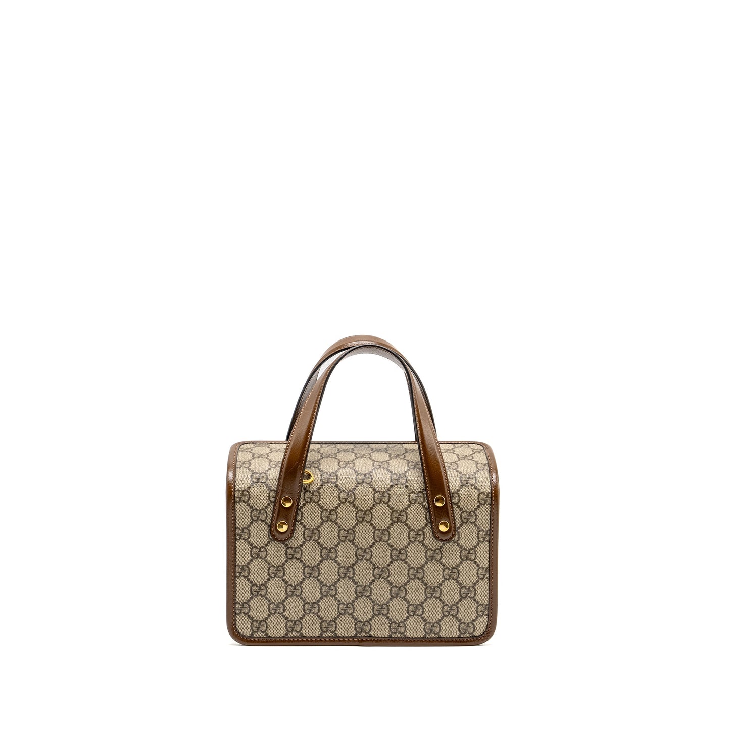 Gucci Top Handle Horsebit 1955 Bag GG Supreme Canvas
