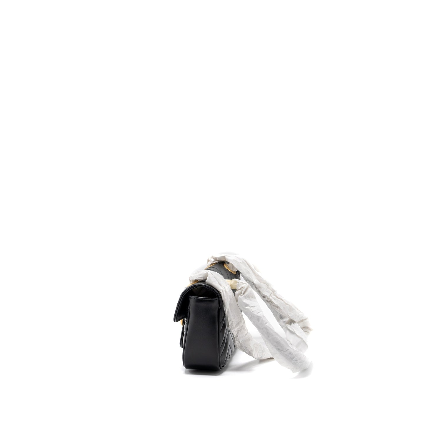 Gucci Mini GG Marmont Matelasse Bag Leather Black