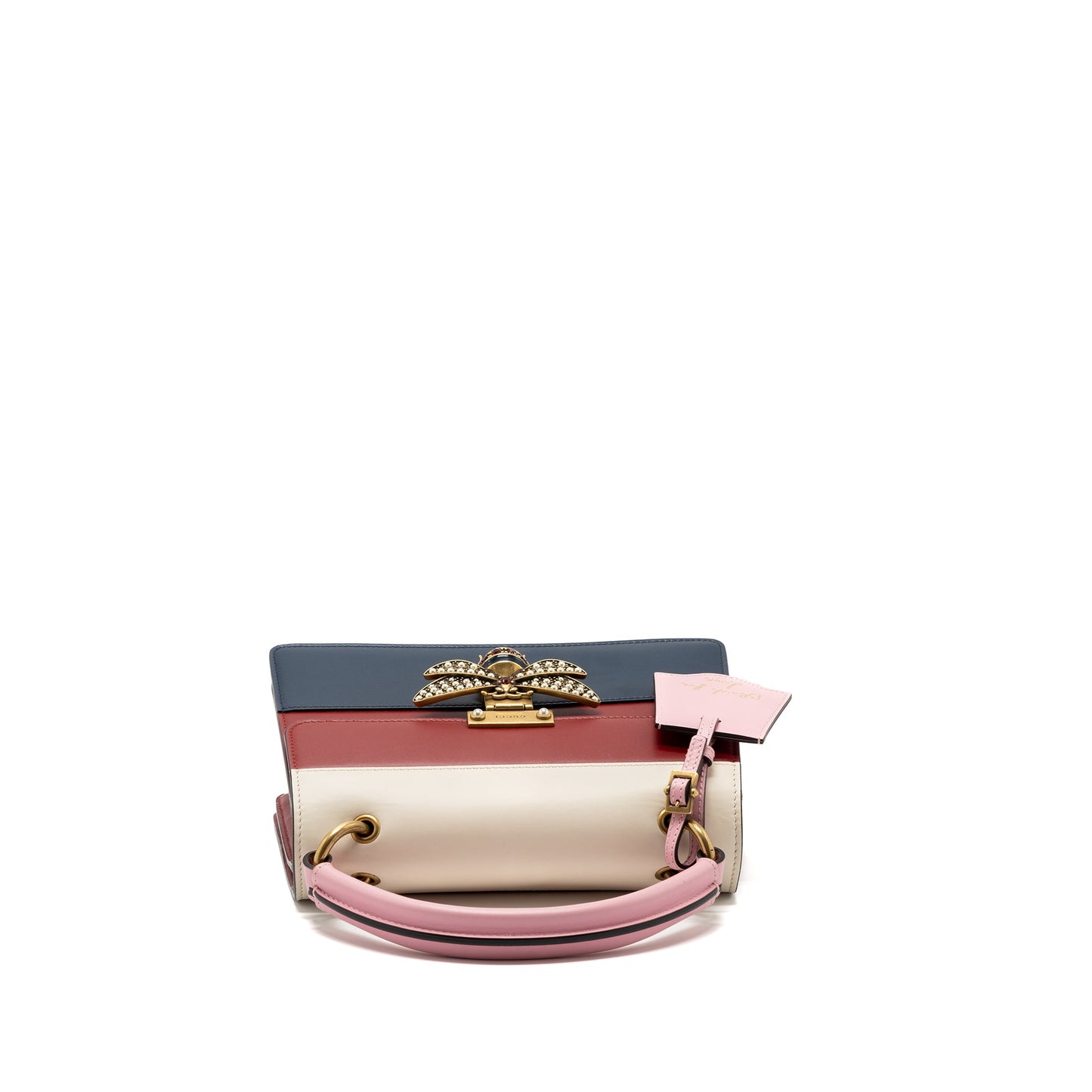 Gucci queen Margaret top handle bag calfskin multicolor
