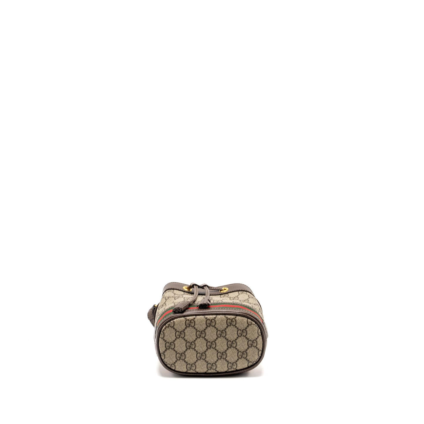 Gucci Ophida Mini Bucket Bag GG Supreme Canvas Beige / Ebony