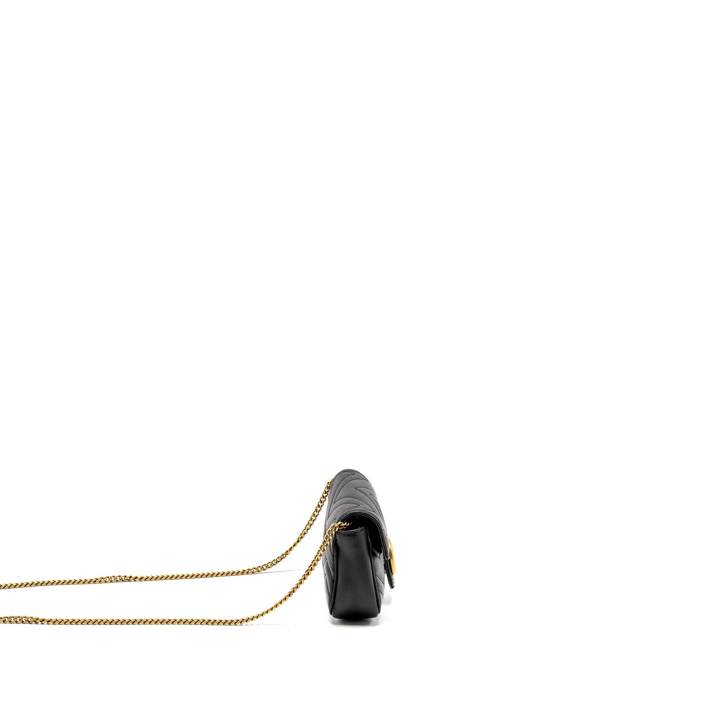 Gucci Super Mini Marmont calfskin black