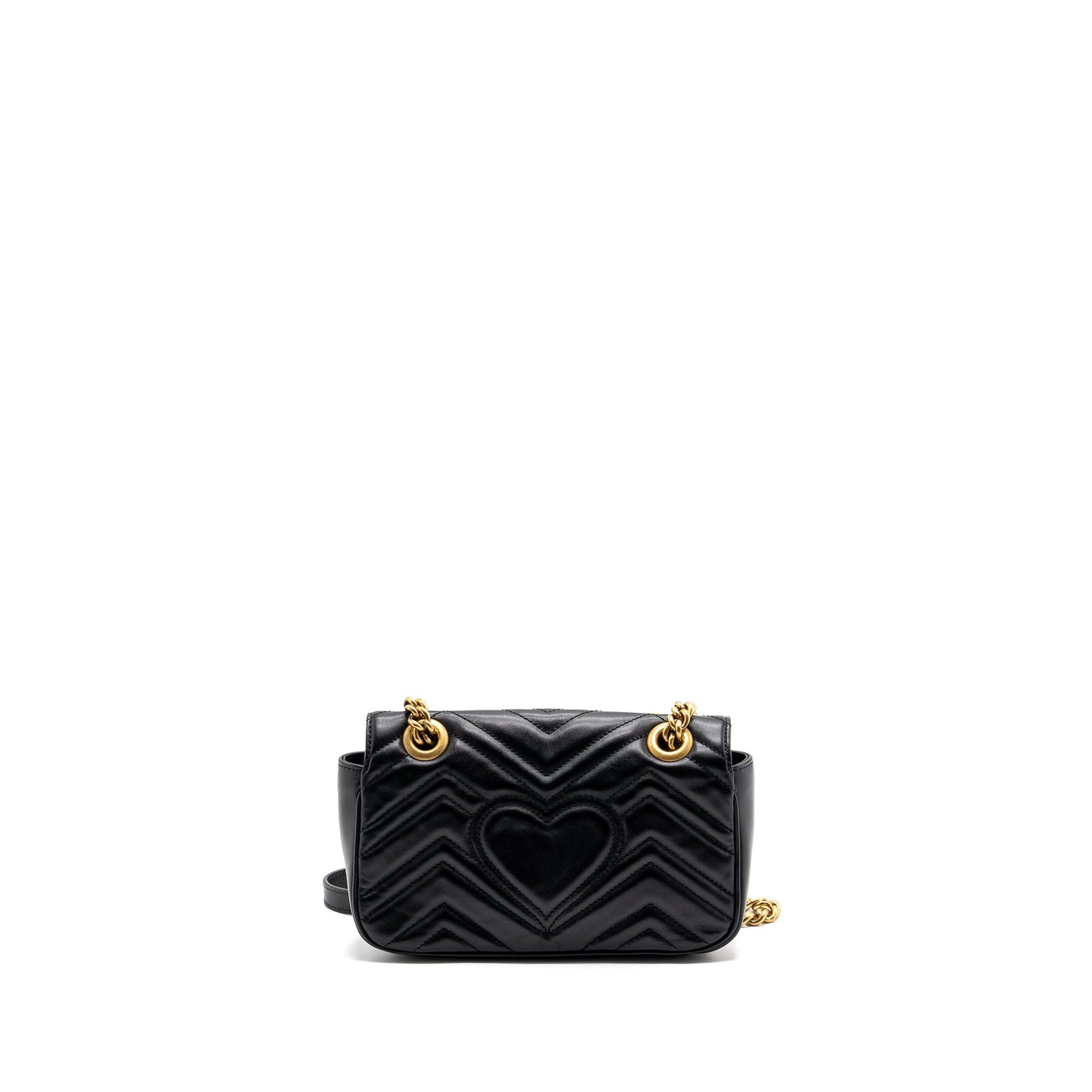 Gucci mini marmont bag calfskin black